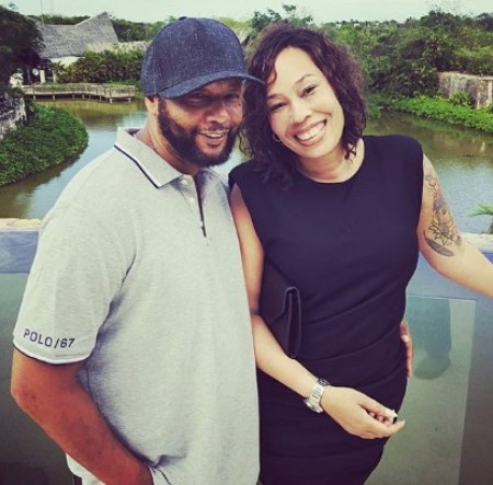 Bernard Dean with his Wife Alex Martin enjoying a holiday